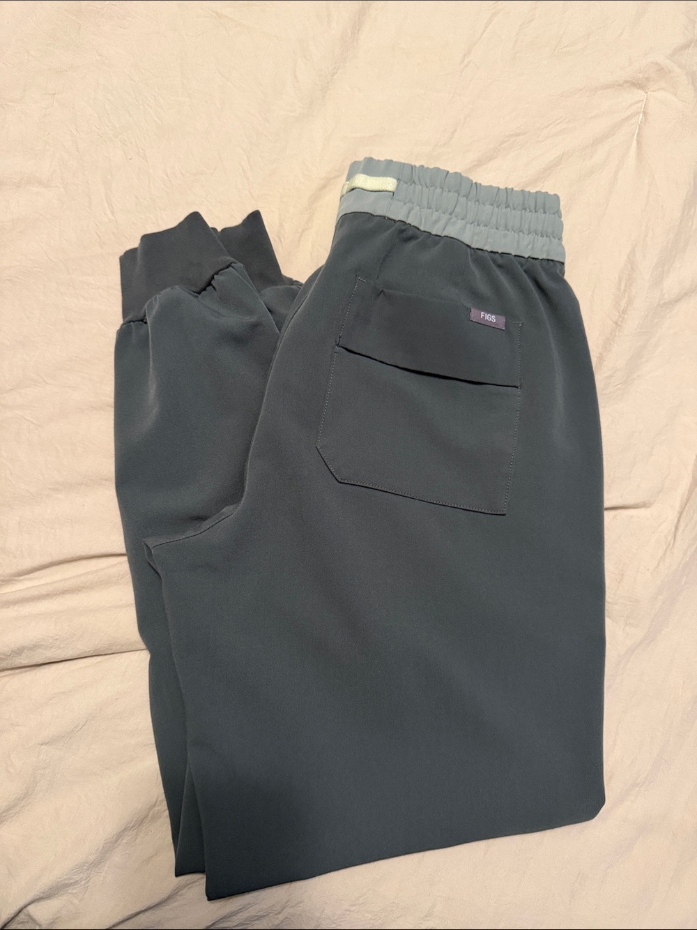 Figs Bonsai High Waisted Cargo Scrub Pants - Picture 2 of 3